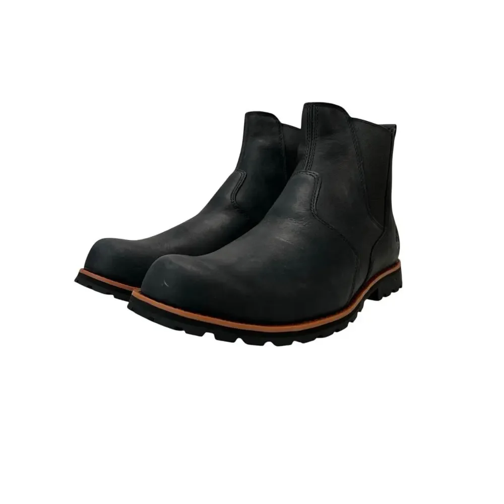 Timberland Attleboro Mid Chelsea Men's Boots - Jet Black - Size: 11